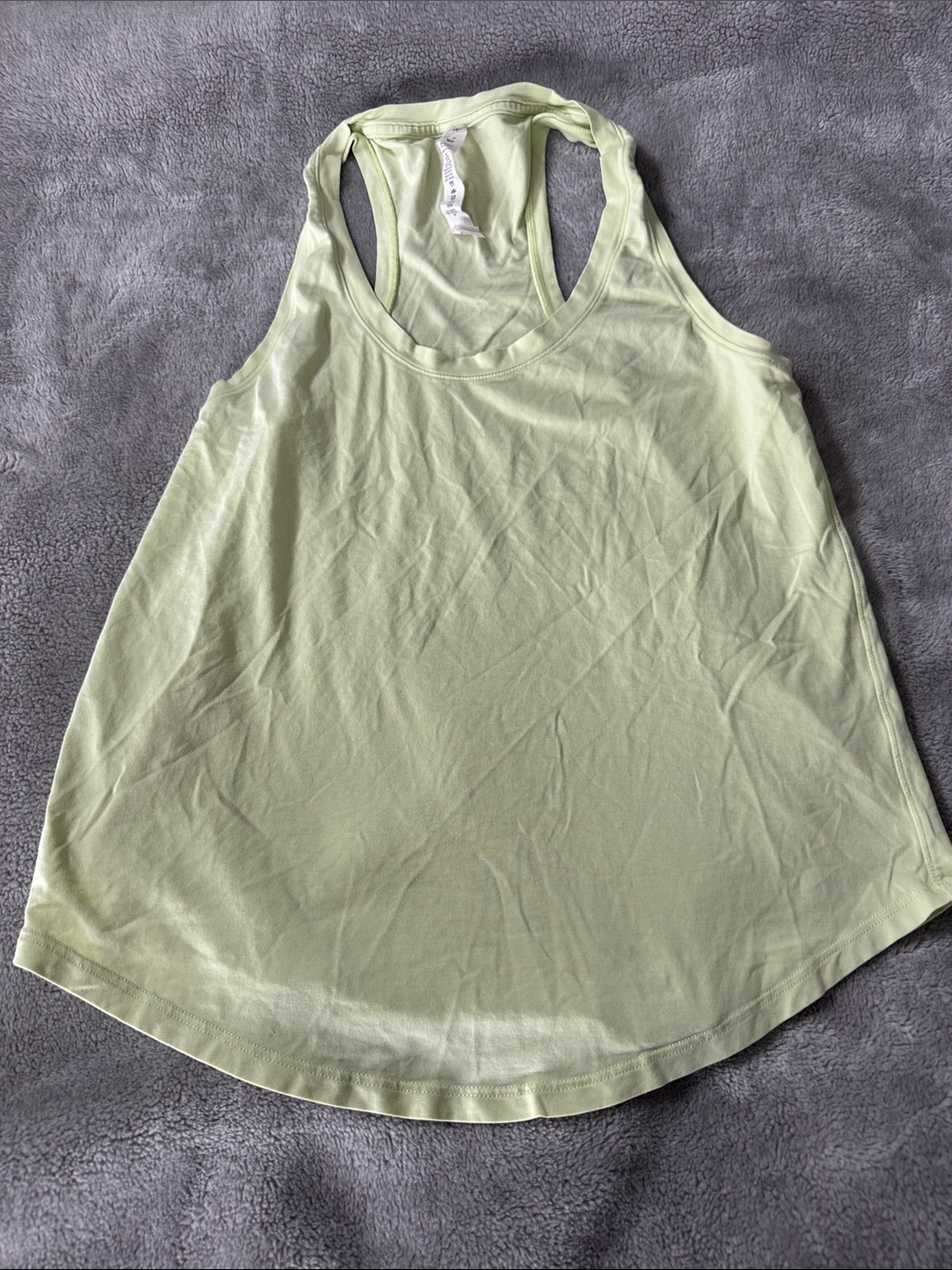 lululemon athletica Light Lime Racerback Tank Top - 6